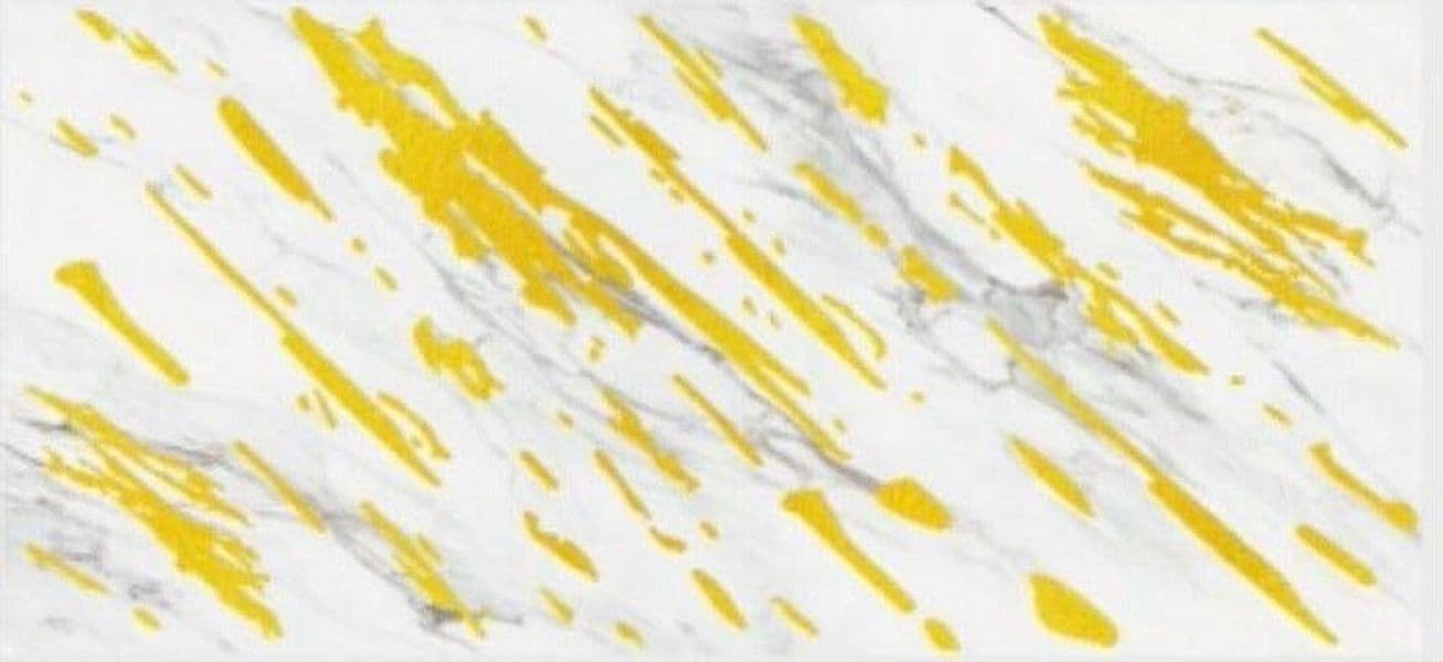 PANNELLO ADESIVO EFFETTO MARMO BIANCO STRIATO ORO PARETI PARASCHIZZI 300 X 60 CM - 3