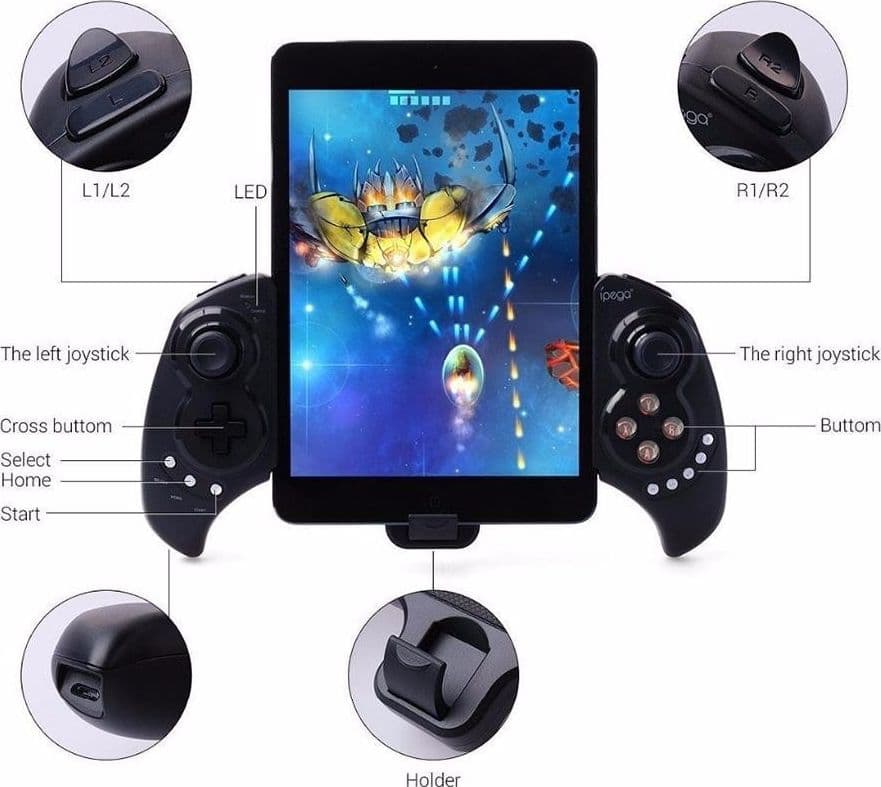 CONTROLLER GAMEPAD JOYSTICK PER CELLULARE SMARTPHONE ANDROID E IOS TELESCOPICO - 3