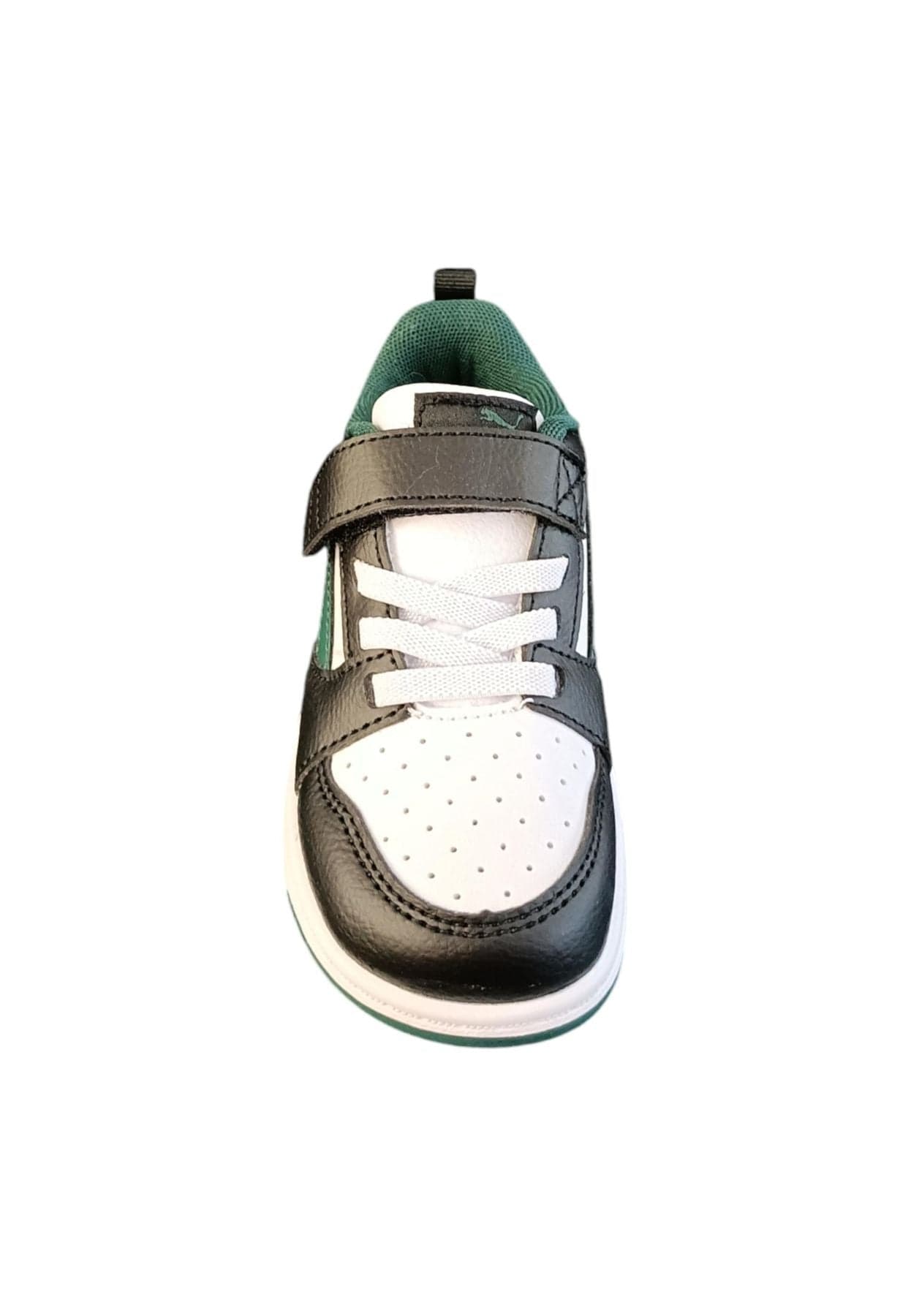 Scarpe sneakers Unisex bambini PUMA REBOUND  bianco-nero-blue laccio elastico e velcro in Ballerine Scarpetteria Gica - Trani, commercioVirtuoso.it