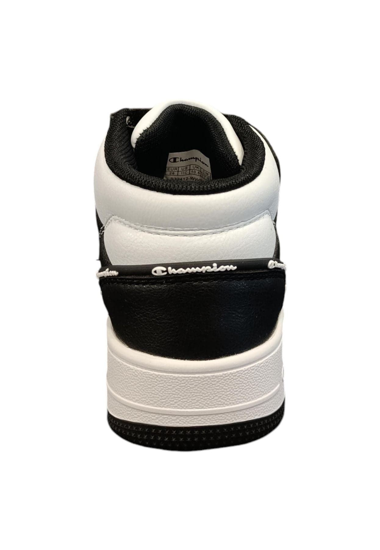 Scarpe sneakers Unisex bambini Champion REBOUND  bianco-nero laccio elastico in Ballerine Scarpetteria Gica - Trani, commercioVirtuoso.it