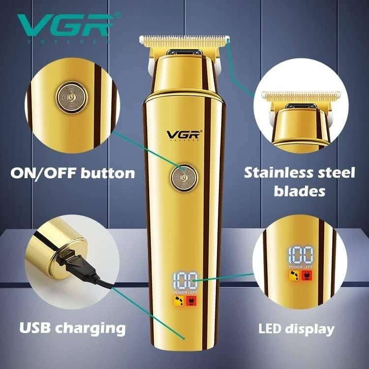 Tagliacapelli Professionale VGR V-947 | Trimmer Barber Rasoio Uomo - 11