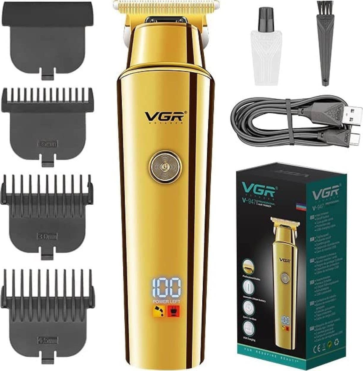 Tagliacapelli Professionale VGR V-947 | Trimmer Barber Rasoio Uomo - 10