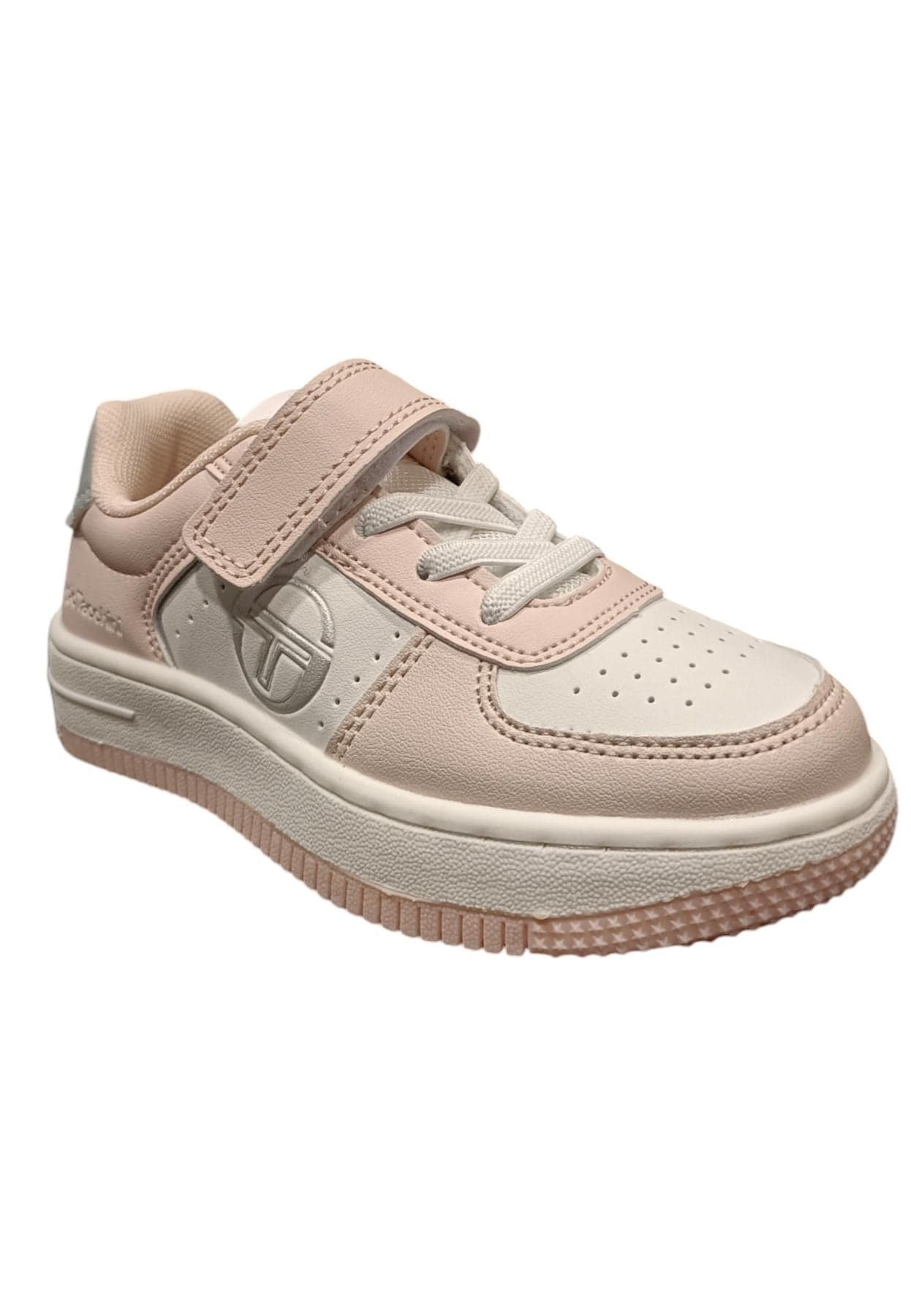 Scarpe snekears Unisex bambino Sergio Tacchini ROMA  bianco-blue-rosso laccio elastico e velcro in Ballerine Scarpetteria Gica - Trani, commercioVirtuoso.it