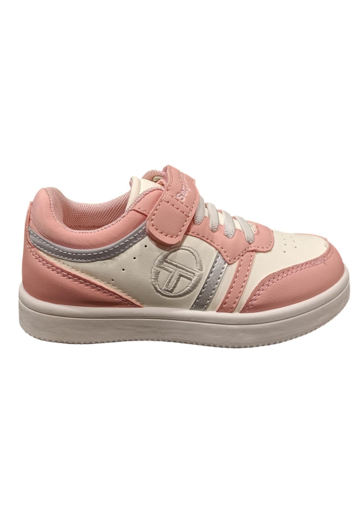 Scarpe snekears Unisex bambino Sergio Tacchini ROMA  bianco-blue-rosso laccio elastico e velcro in Ballerine Scarpetteria Gica - Trani, commercioVirtuoso.it