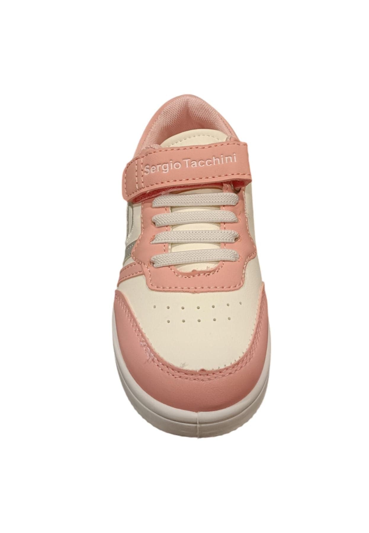 Scarpe snekears Unisex bambino Sergio Tacchini ROMA  bianco-blue-rosso laccio elastico e velcro in Ballerine Scarpetteria Gica - Trani, commercioVirtuoso.it