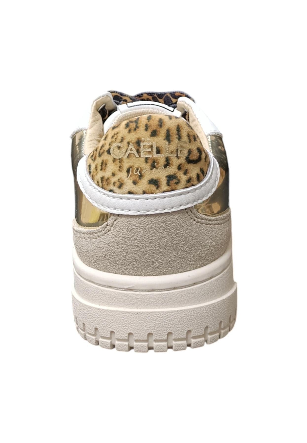 Scarpe sneakers Bambine e ragazze gaelle ZOE bianco-beige-maculato laccio in Ballerine Scarpetteria Gica - Trani, commercioVirtuoso.it