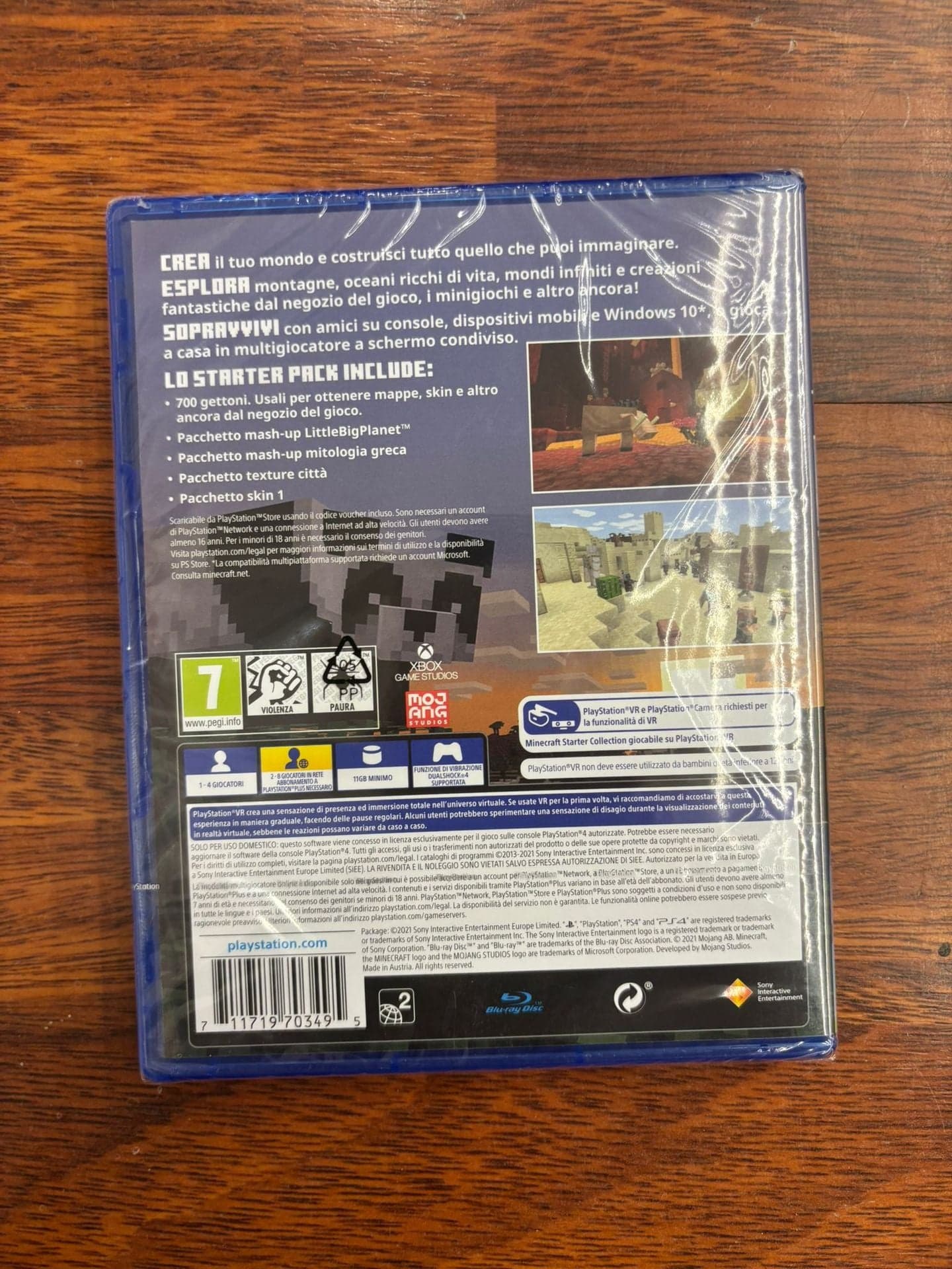 Minecraft Starter Collection Vr Compatibile PS4 IT - 8