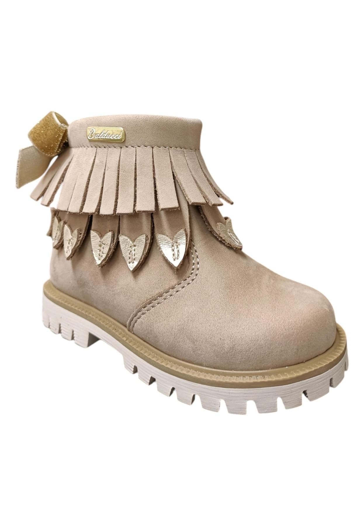 Stivaletto Bambina Balducci MATRIX Taupe Oro con Zip - Primi Passi Suede in Ballerine Scarpetteria Gica - Trani, commercioVirtuoso.it