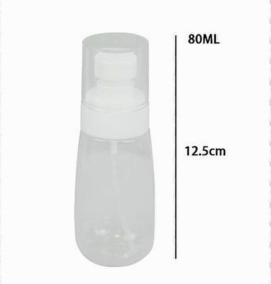 SET 2PZ BOTTIGLIA SPRAY DA VIAGGIO VUOTA BOCCETTA TRASPARENTE PROFUMO 80ML 79400 - 5