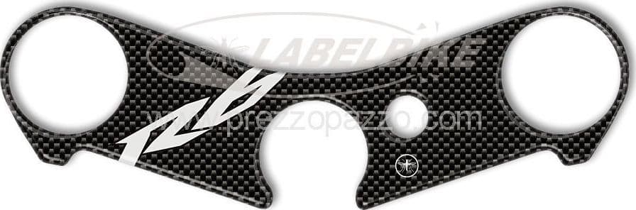 Adesivo 3D piastra forcella compatibile con Yamaha R6 2006-2016 - 2