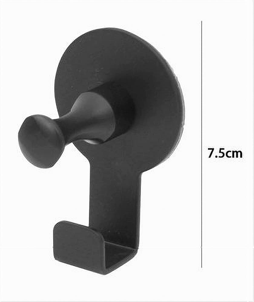 APPENDINO GANCIO APPENDI PORTA ASCIUGAMANO 1 POSTO BAGNO CASA NERO 7.5 CM 59750 - 3
