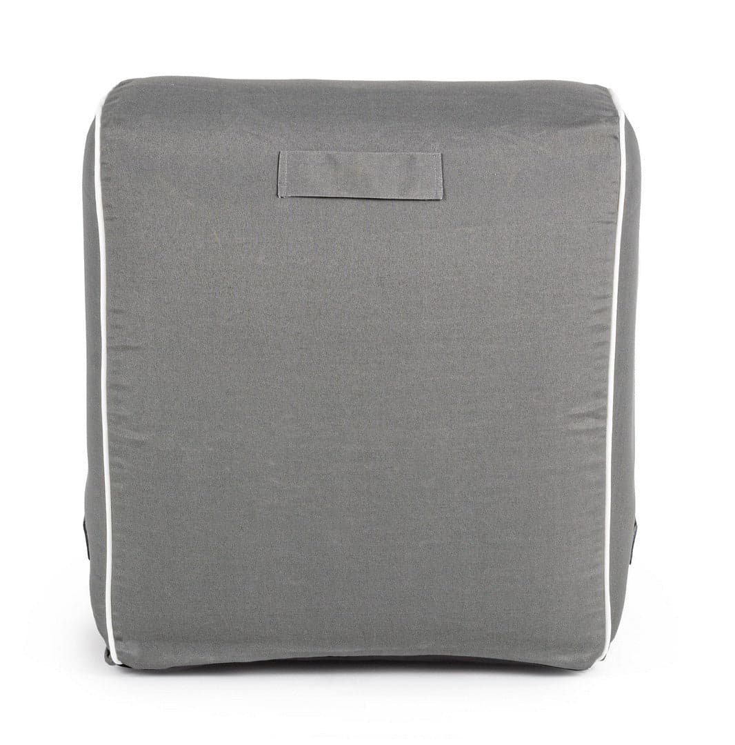 Sedia pouf "Rihanna" con tessuto in spun poliestere con cerniera a scomparsa in Poltrone Decor Space - Altamura, commercioVirtuoso.it