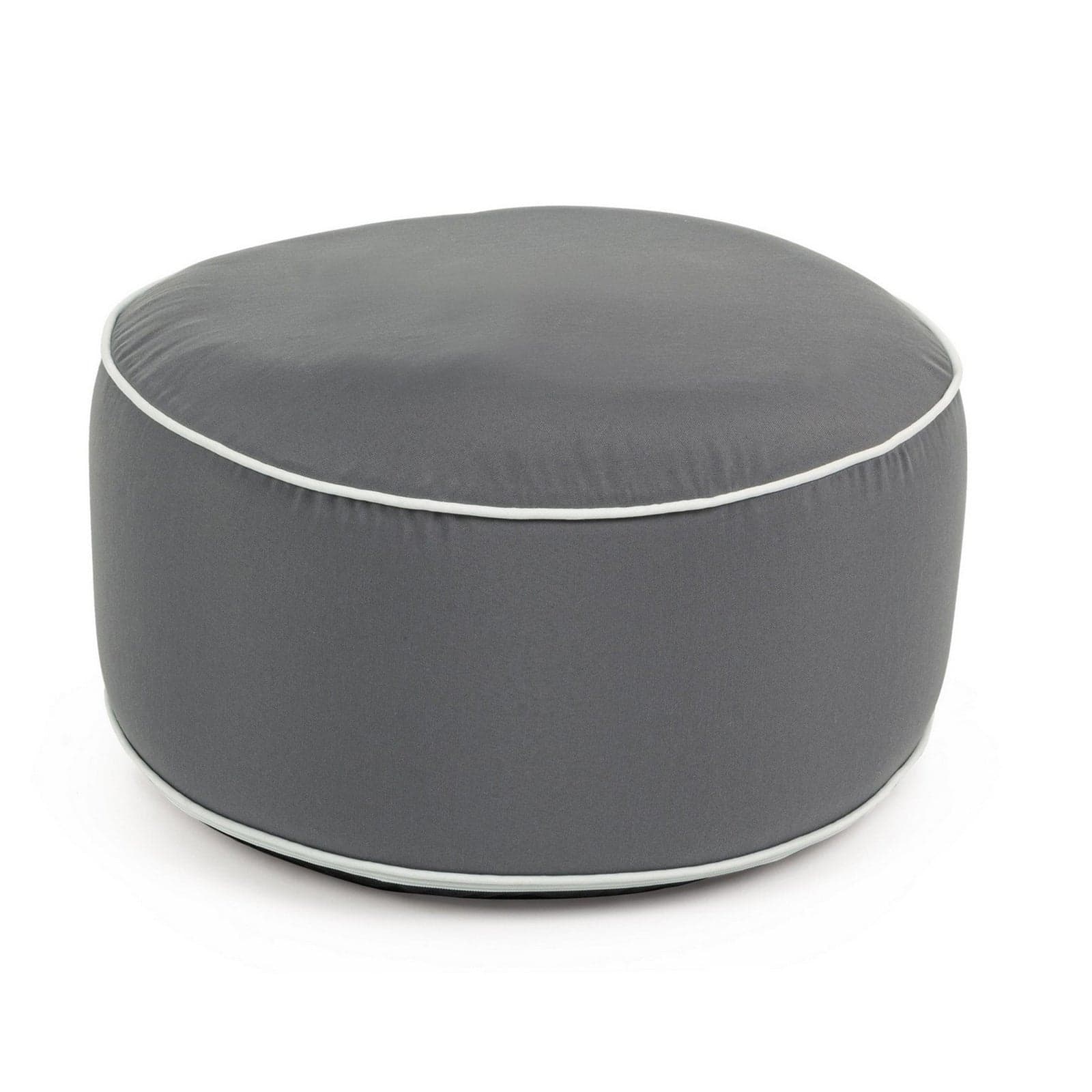Pouf "Rihanna" gonfiabile con tessuto in spun poliestere con cerniera a scomparsa in Ottomane e poggiapiedi Decor Space - Altamura, commercioVirtuoso.it