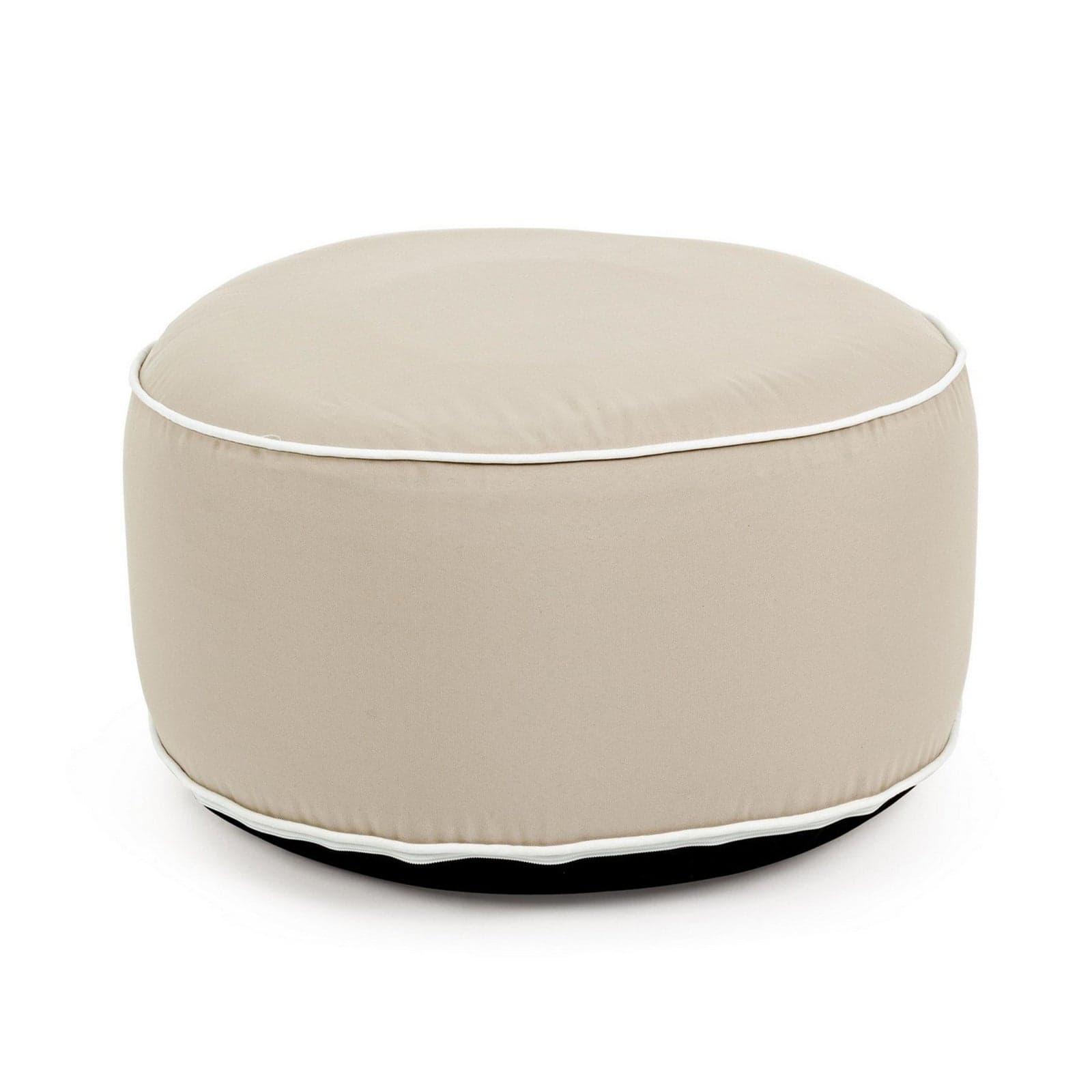 Pouf "Rihanna" gonfiabile con tessuto in spun poliestere con cerniera a scomparsa in Ottomane e poggiapiedi Decor Space - Altamura, commercioVirtuoso.it