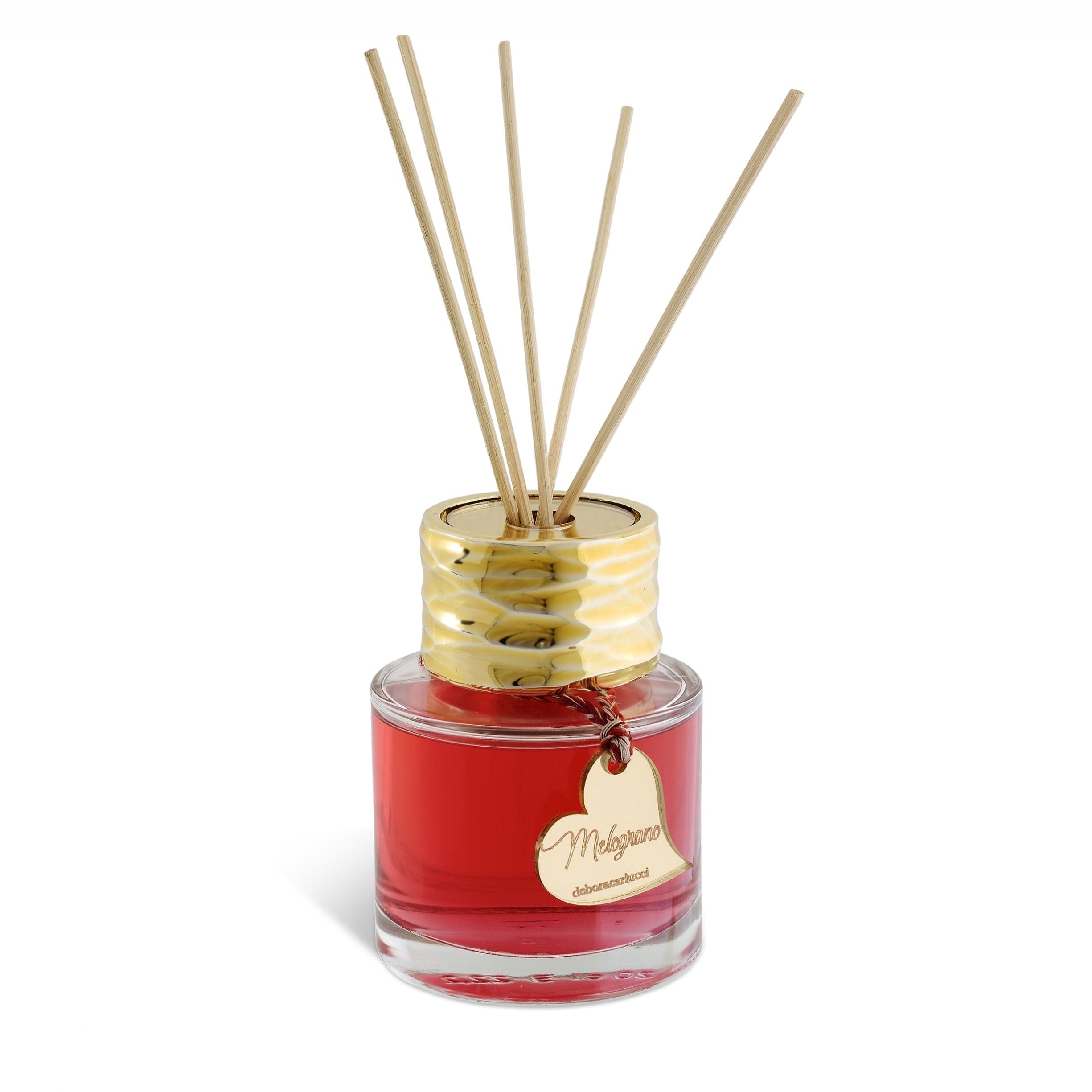 Bottiglia diffusore di profumo tonda  in vetro fragranza con bacchette Made in Italy in Diffusori di oli essenziali Decor Space - Altamura, commercioVirtuoso.it