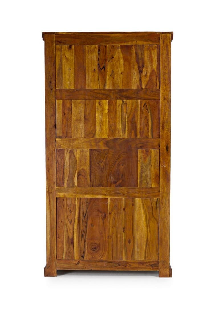 Libreria "Chateaux" struttura in legno d'acacia indiano massiccio per interno in Librerie Decor Space - Altamura, commercioVirtuoso.it