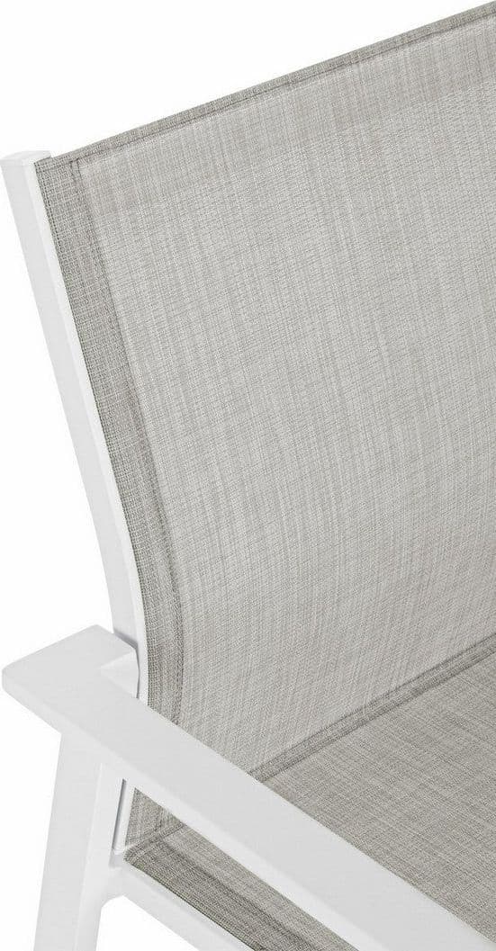 Sedia "Crozet" in alluminio verniciato a polvere con braccioli da esterno in Sedie per tavolo da giardino Decor Space - Altamura, commercioVirtuoso.it