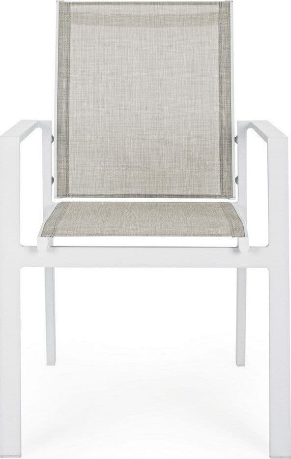 Sedia "Crozet" in alluminio verniciato a polvere con braccioli da esterno in Sedie per tavolo da giardino Decor Space - Altamura, commercioVirtuoso.it