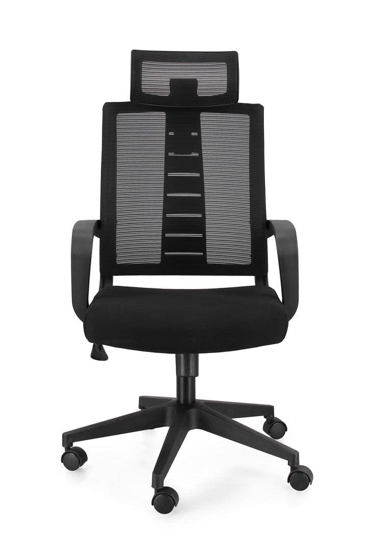Poltrona "Roman" da gaming ed ufficio ergonomica in poliestere con braccioli e ruote in Poltrone Decor Space - Altamura, commercioVirtuoso.it