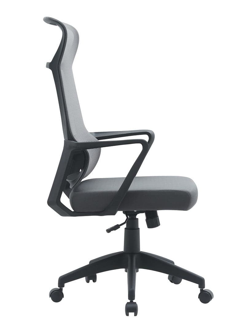 Poltrona "Hoboken" da gaming ed ufficio ergonomica in poliestere con braccioli e ruote in Poltrone Decor Space - Altamura, commercioVirtuoso.it