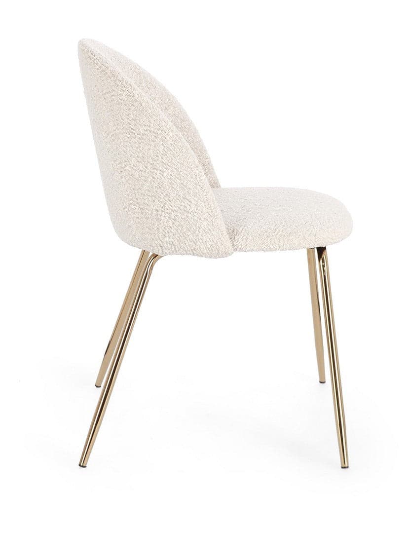 Sedia "Tanya" in polietere e gambe in tubolare di acciaio da interno in Sedie Decor Space - Altamura, commercioVirtuoso.it