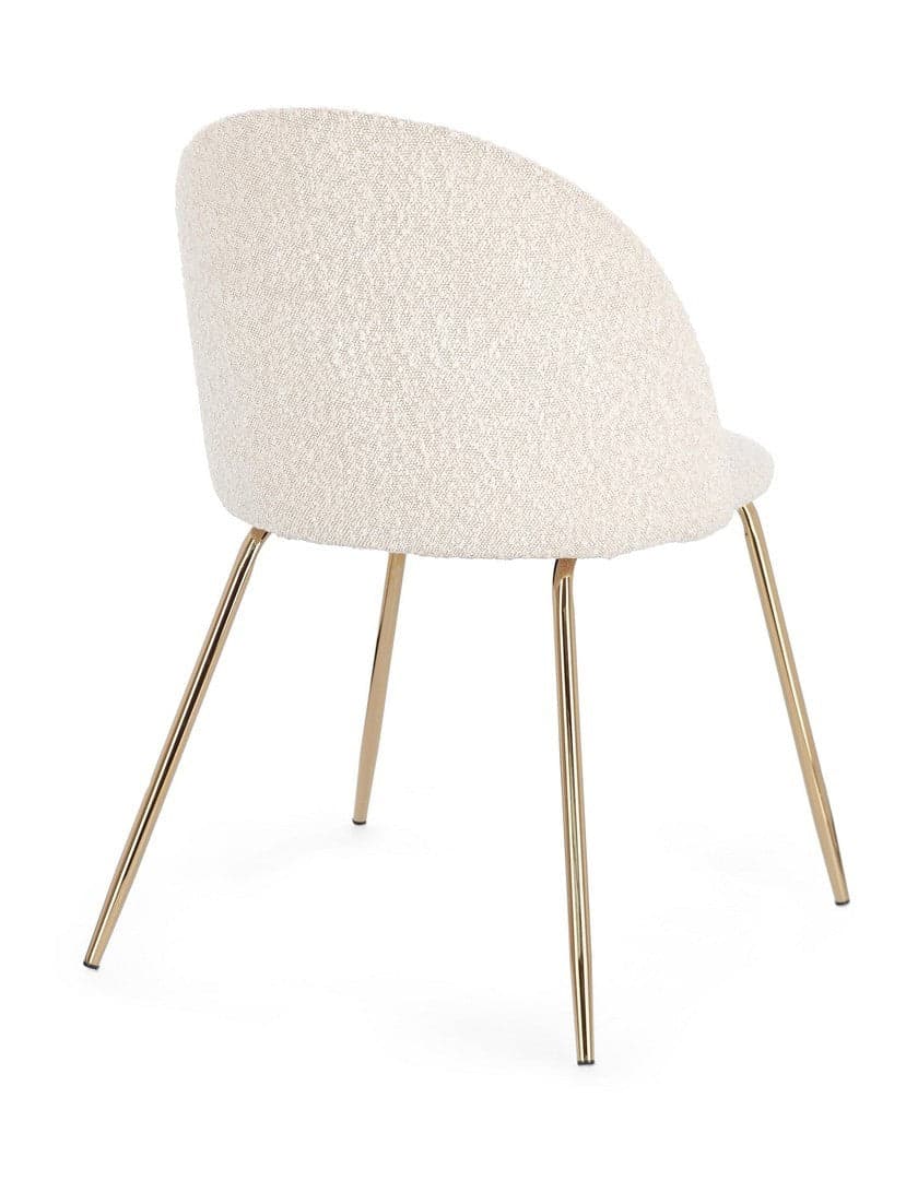Sedia "Tanya" in polietere e gambe in tubolare di acciaio da interno in Sedie Decor Space - Altamura, commercioVirtuoso.it