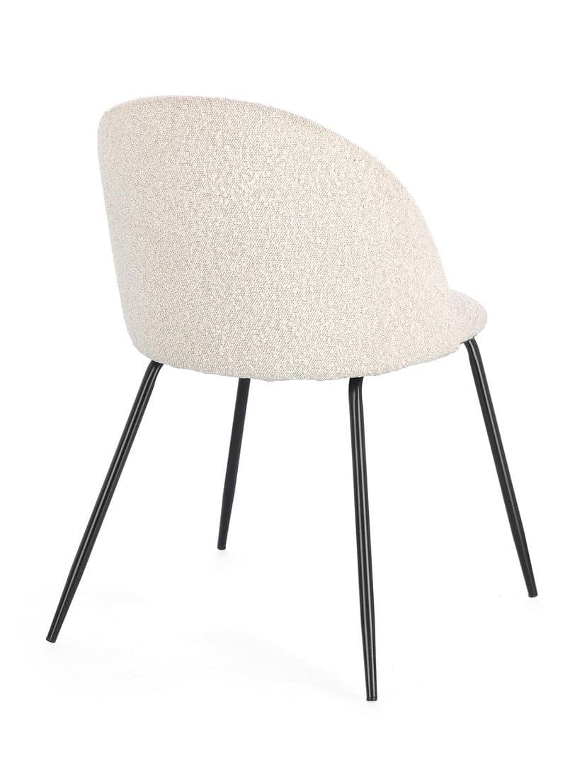 Sedia "Tanya" in polietere e gambe in tubolare di acciaio da interno in Sedie Decor Space - Altamura, commercioVirtuoso.it