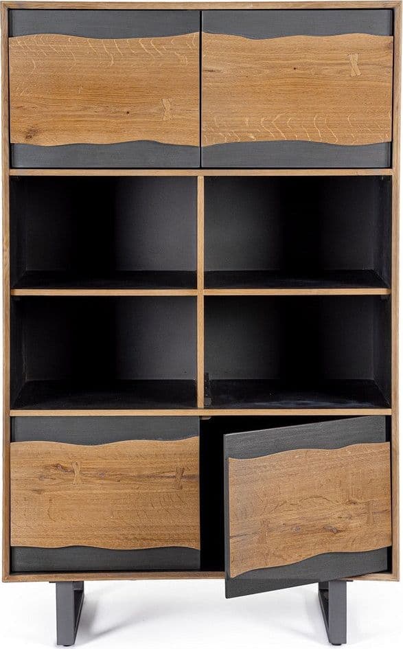 Cassettiera "Garwood" struttura in legno MDF con ante e cassetti in Credenze Decor Space - Altamura, commercioVirtuoso.it
