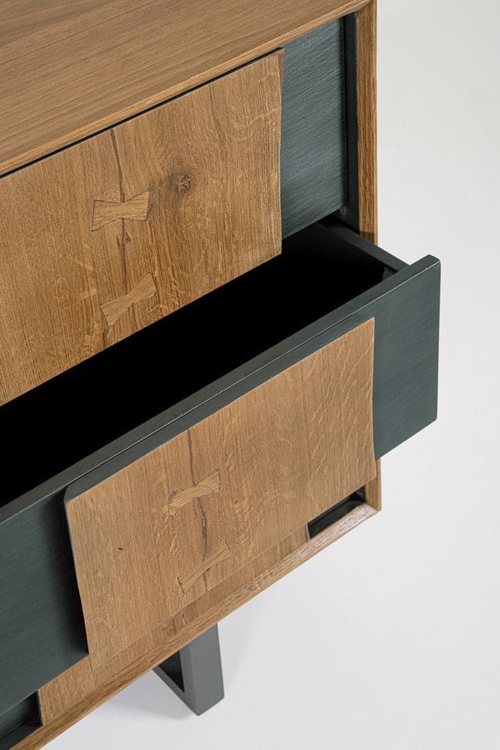 Cassettiera "Garwood" struttura in legno MDF con ante e cassetti in Credenze Decor Space - Altamura, commercioVirtuoso.it