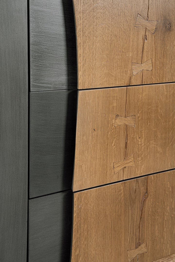 Cassettiera "Garwood" struttura in legno MDF con ante e cassetti in Credenze Decor Space - Altamura, commercioVirtuoso.it