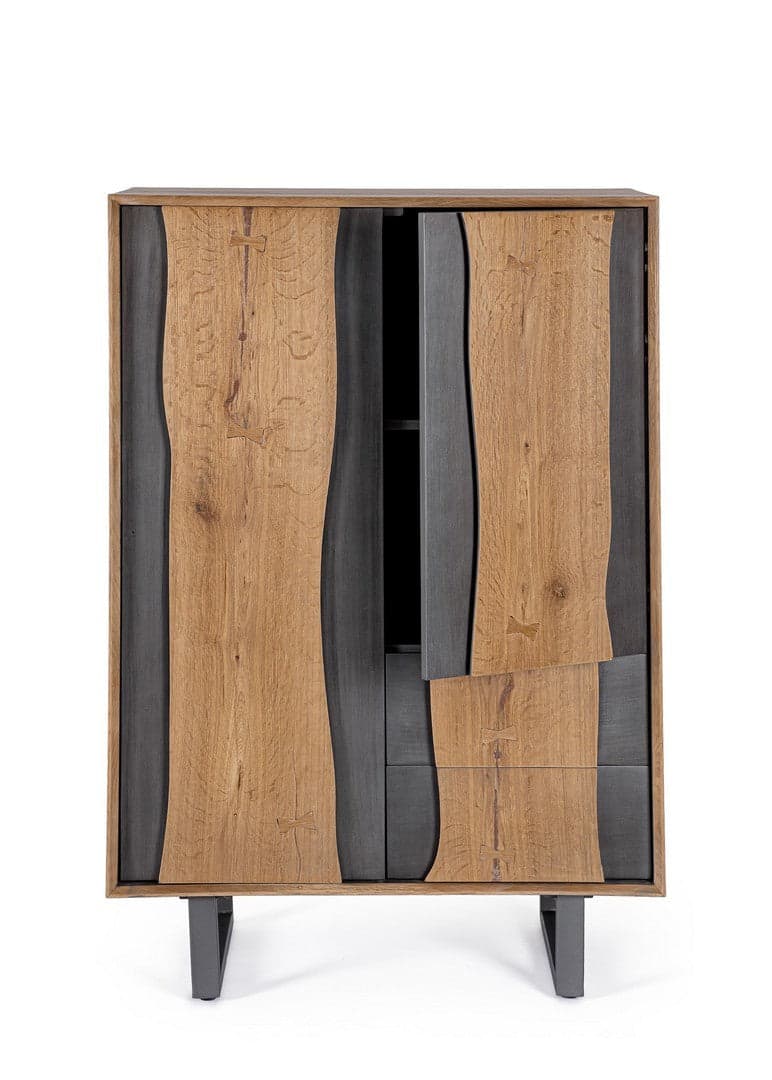 Cassettiera "Garwood" struttura in legno MDF con ante e cassetti in Credenze Decor Space - Altamura, commercioVirtuoso.it
