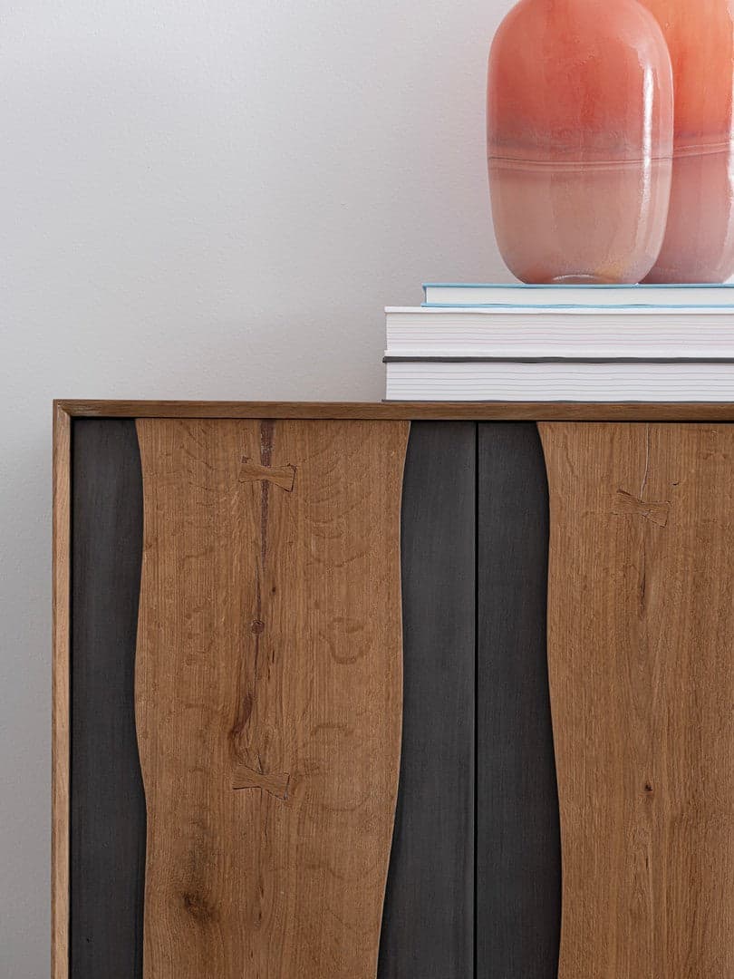 Cassettiera "Garwood" struttura in legno MDF con ante e cassetti - 27