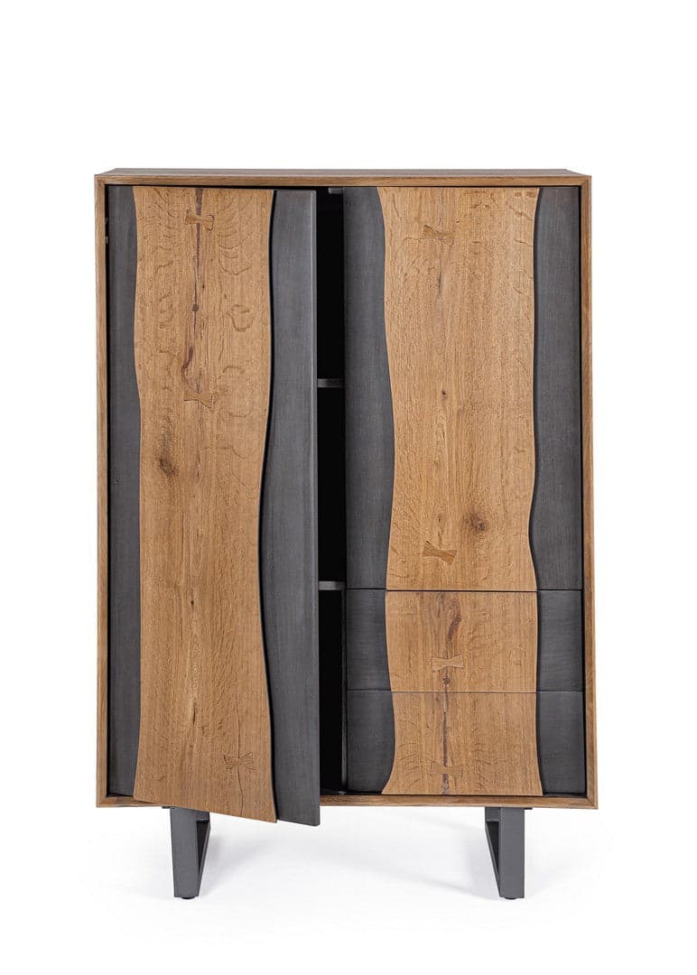 Cassettiera "Garwood" struttura in legno MDF con ante e cassetti in Credenze Decor Space - Altamura, commercioVirtuoso.it