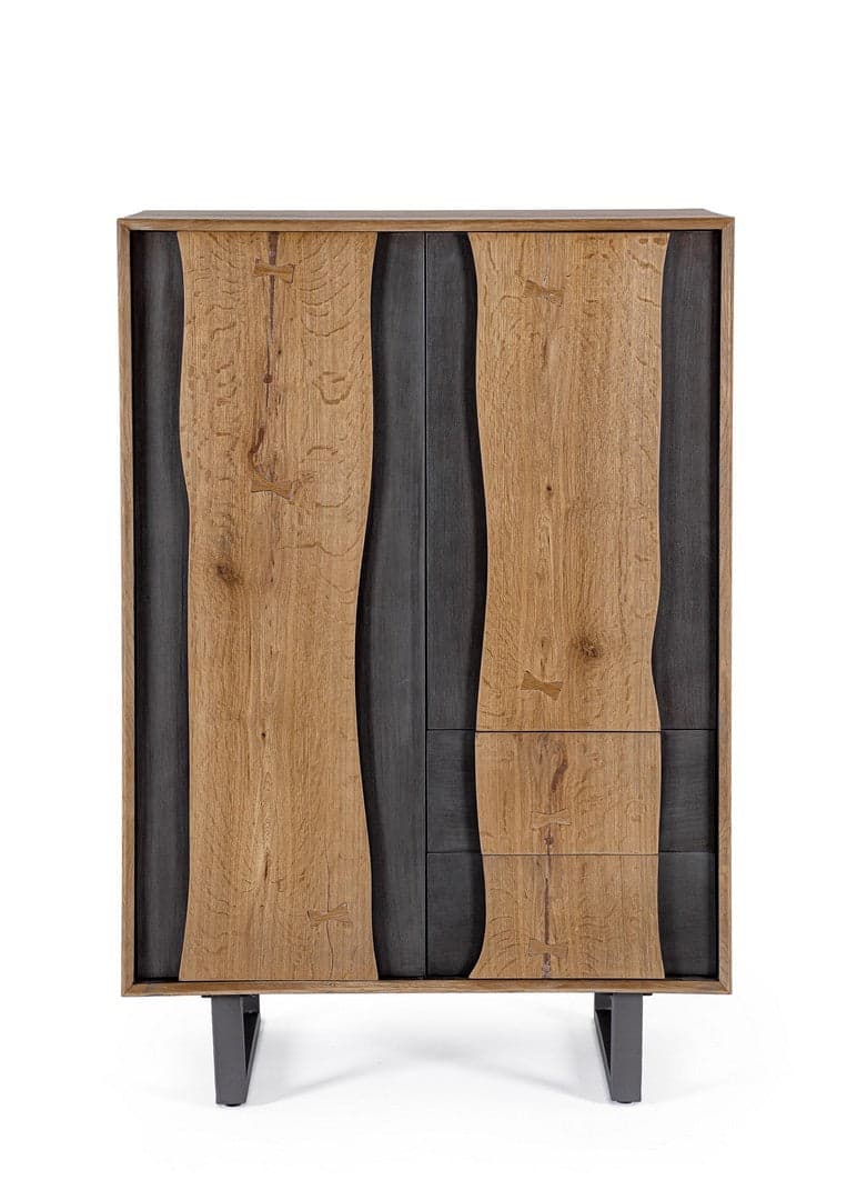 Cassettiera "Garwood" struttura in legno MDF con ante e cassetti in Credenze Decor Space - Altamura, commercioVirtuoso.it