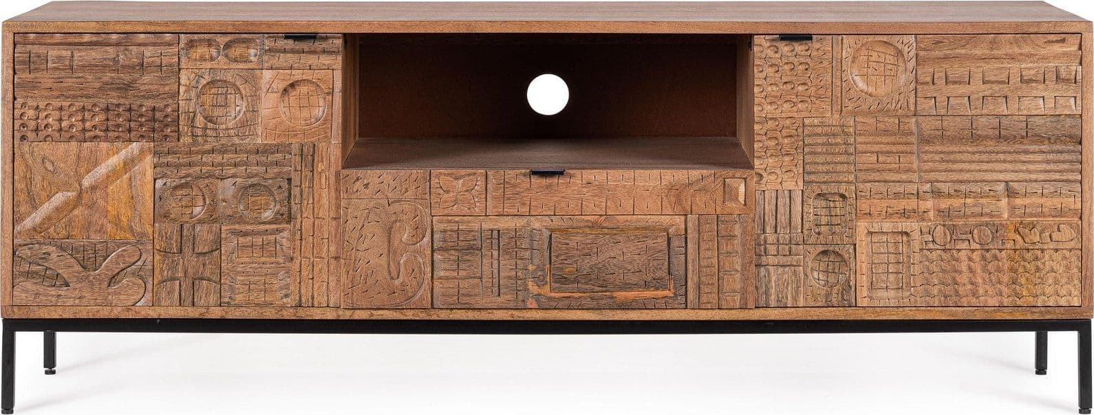 Mobile porta TV "Kindia" in legno di magno massiccio per interno in Pareti attrezzate Decor Space - Altamura, commercioVirtuoso.it
