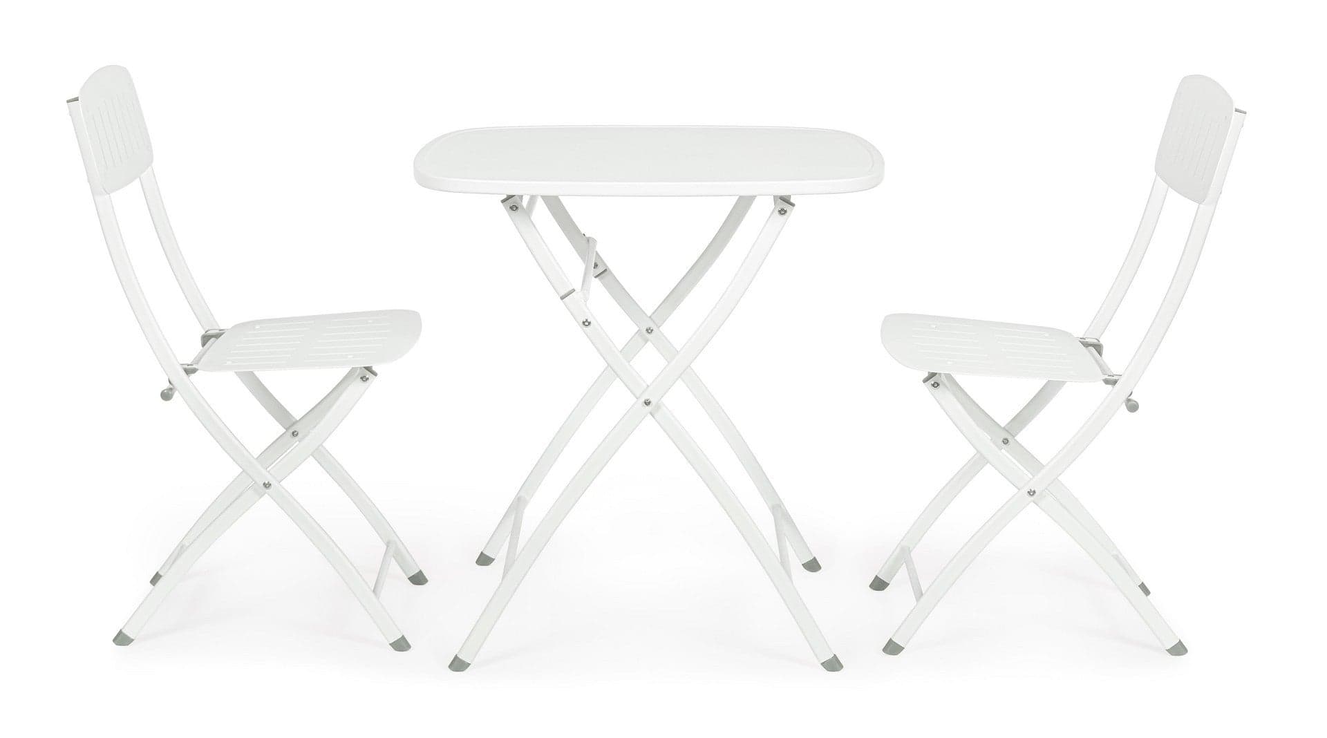 Set tavolo con 2 sedie "Bistrot" in acciaio verniciato per esterno in Tavoli standard Decor Space - Altamura, commercioVirtuoso.it
