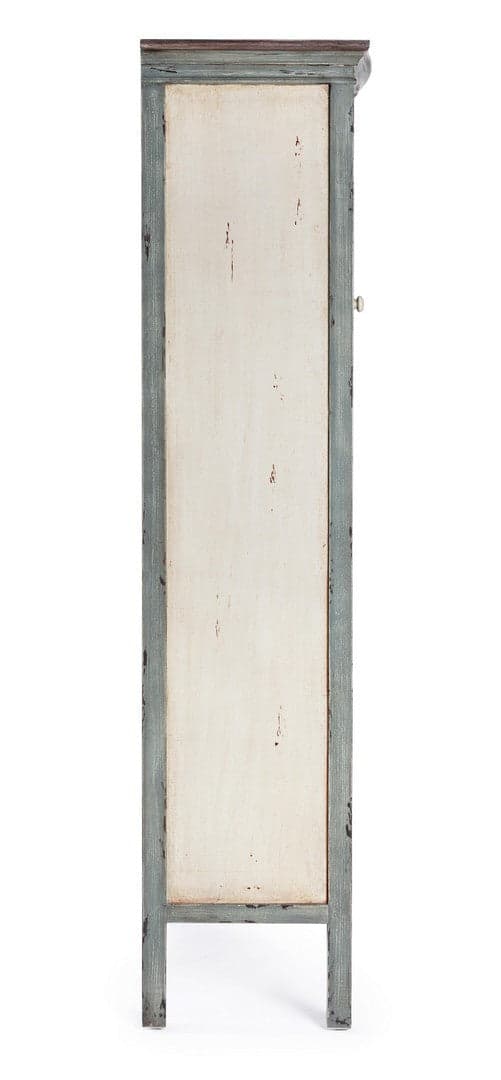 Vetrinetta "Genziana" struttura in legno di abete con cassetti in Credenze Decor Space - Altamura, commercioVirtuoso.it