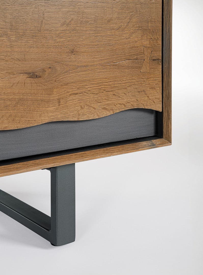 Mobile porta TV "Garwood" in legno MDF impiallacciato per interno in Pareti attrezzate Decor Space - Altamura, commercioVirtuoso.it