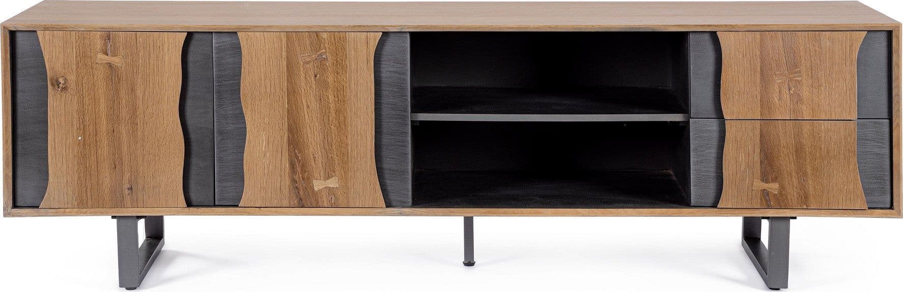 Mobile porta TV "Garwood" in legno MDF impiallacciato per interno in Pareti attrezzate Decor Space - Altamura, commercioVirtuoso.it