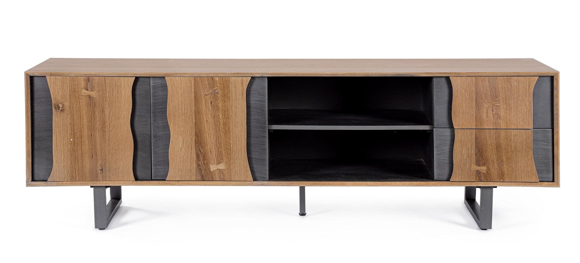 Mobile porta TV "Garwood" in legno MDF impiallacciato per interno in Pareti attrezzate Decor Space - Altamura, commercioVirtuoso.it