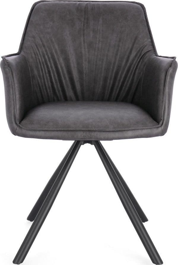Sedia "Breval" con braccioli struttura in compensato girevole da interno in Sedie Decor Space - Altamura, commercioVirtuoso.it