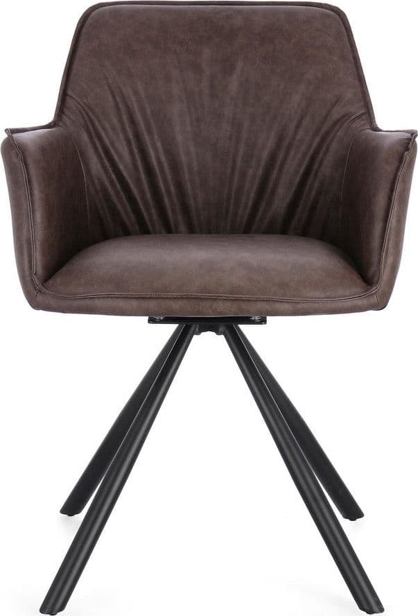 Sedia "Breval" con braccioli struttura in compensato girevole da interno in Sedie Decor Space - Altamura, commercioVirtuoso.it