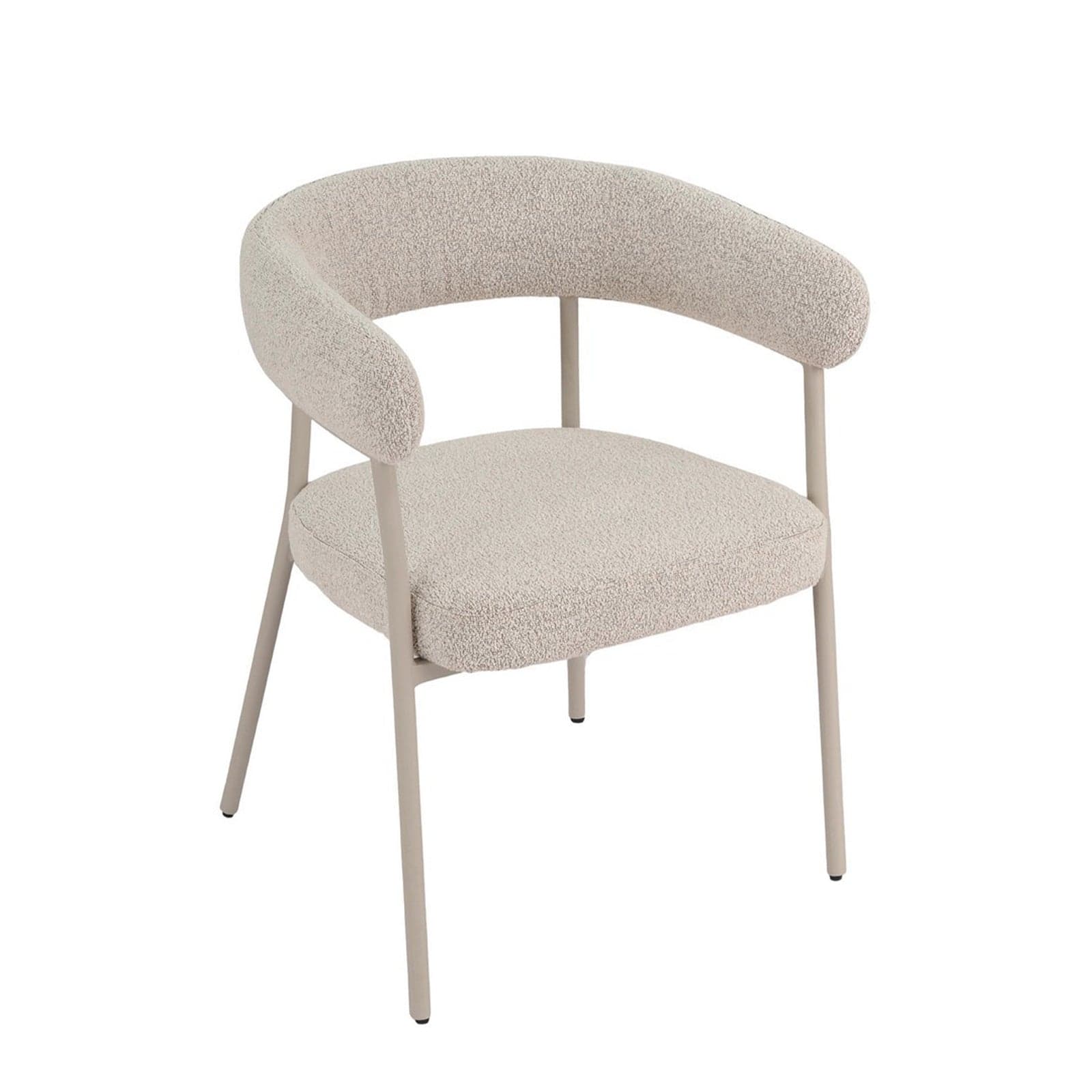 Sedia "Giaele" con braccioli e gambe in acciaio da interno in Sedie Decor Space - Altamura, commercioVirtuoso.it