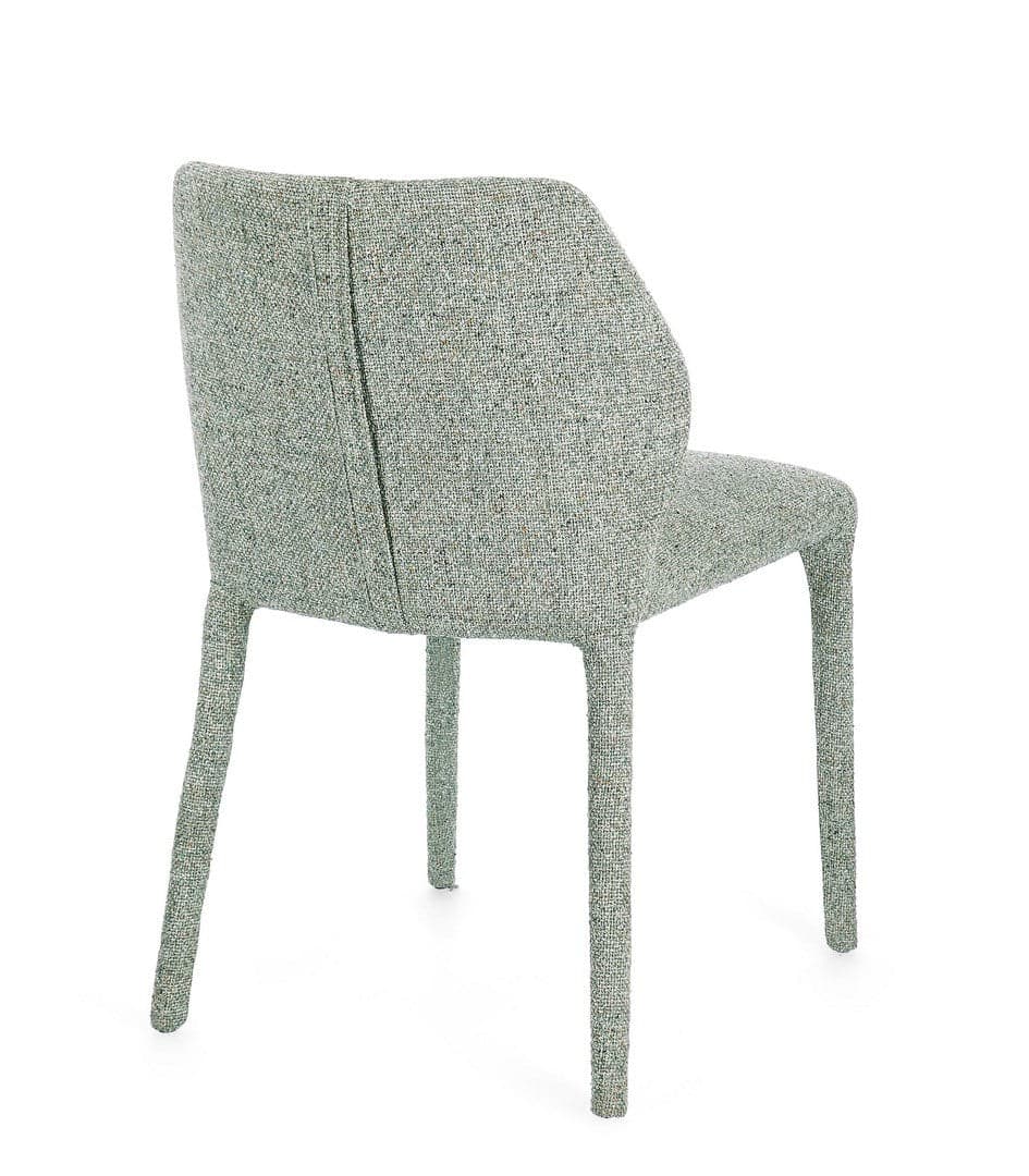 Sedia "Libby" struttura e gambe in acciaio rivestimento in polietere da interno in Sedie Decor Space - Altamura, commercioVirtuoso.it