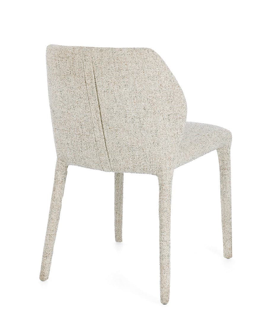 Sedia "Libby" struttura e gambe in acciaio rivestimento in polietere da interno in Sedie Decor Space - Altamura, commercioVirtuoso.it