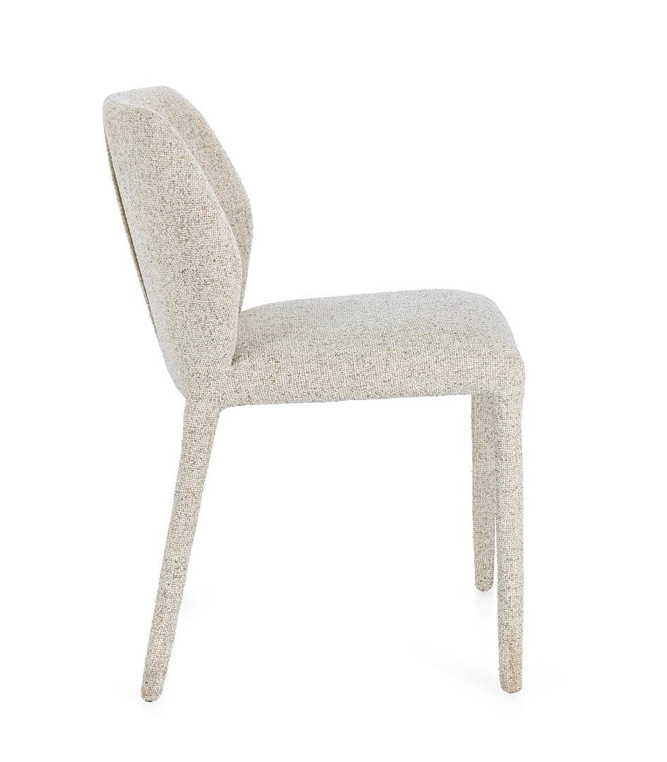Sedia "Libby" struttura e gambe in acciaio rivestimento in polietere da interno in Sedie Decor Space - Altamura, commercioVirtuoso.it