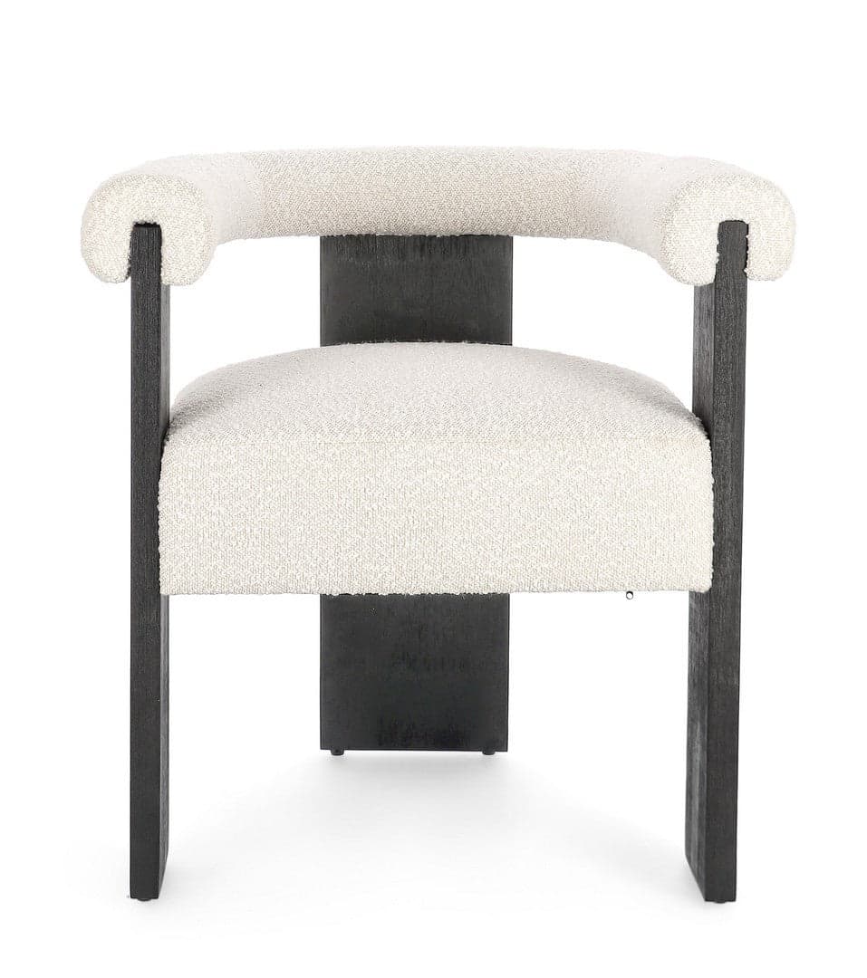 Sedia "Agape" con braccioli struttura in legno di pino e compensato da interno in Sedie Decor Space - Altamura, commercioVirtuoso.it