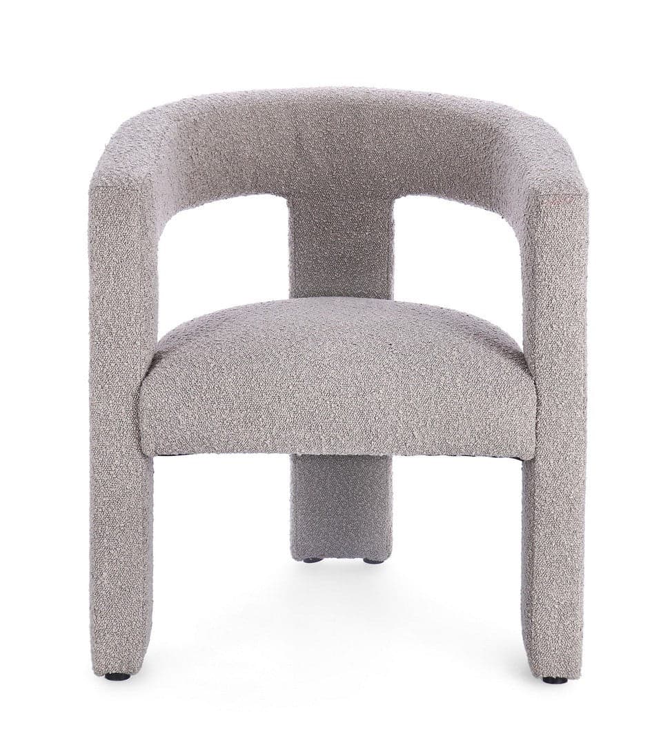 Sedia "Arabella" con braccioli struttura in legno e rivestimento in polietere da interno in Sedie Decor Space - Altamura, commercioVirtuoso.it