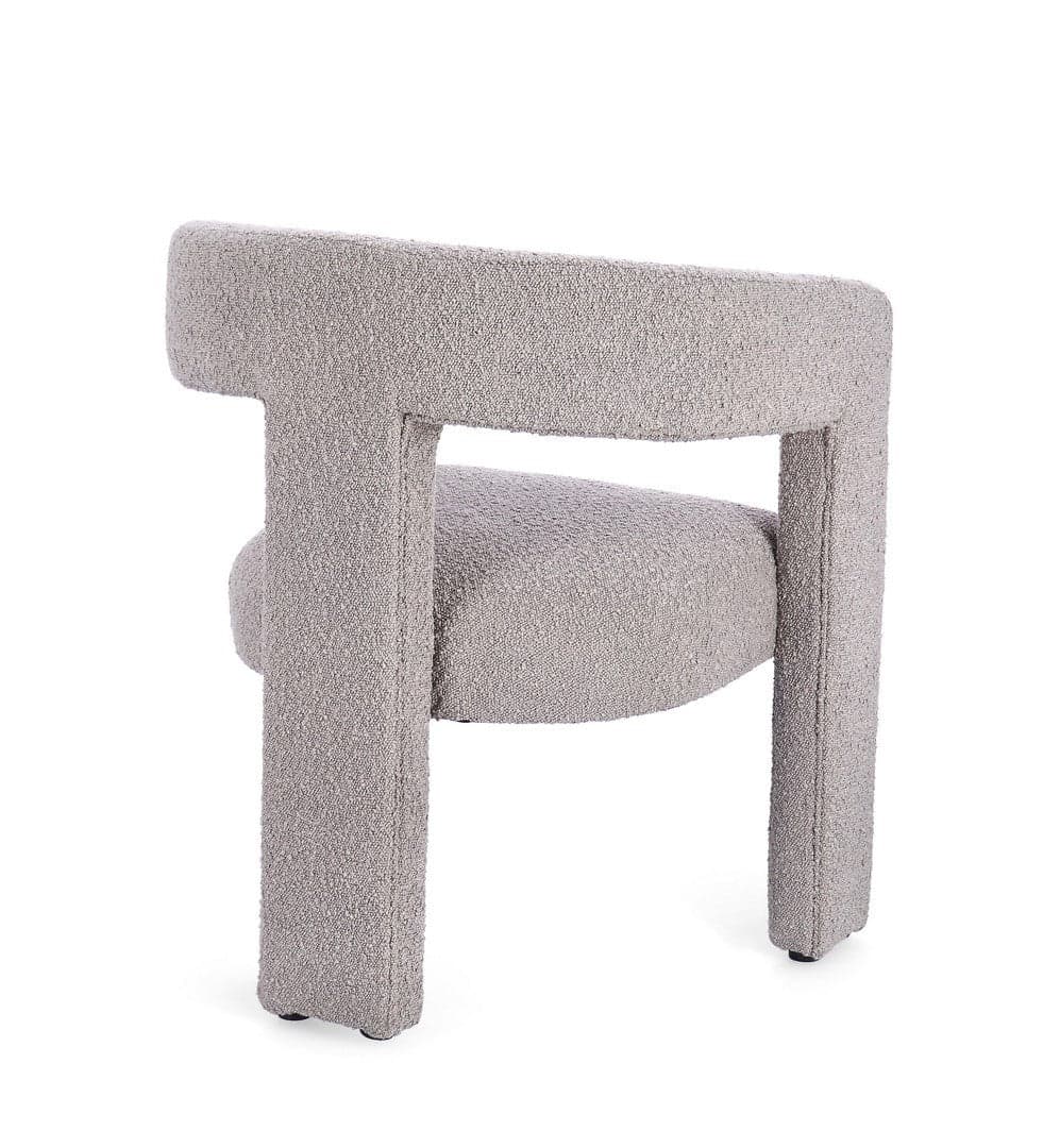 Sedia "Arabella" con braccioli struttura in legno e rivestimento in polietere da interno in Sedie Decor Space - Altamura, commercioVirtuoso.it