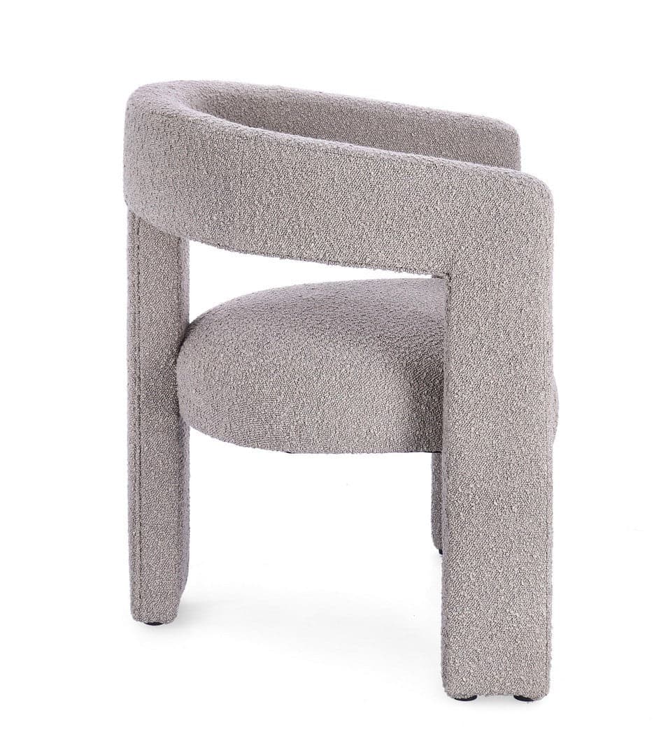 Sedia "Arabella" con braccioli struttura in legno e rivestimento in polietere da interno in Sedie Decor Space - Altamura, commercioVirtuoso.it